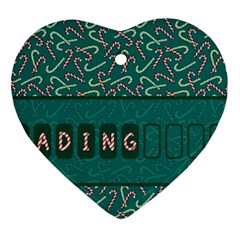 Advent Christmas Time Pre-christmas Time Heart Ornament (two Sides) by Ravend