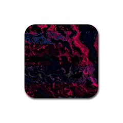 Granite Glitch Rubber Coaster (square) by MRNStudios
