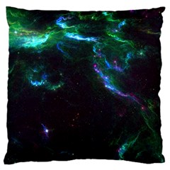 Space Cosmos Galaxy Stars Black Hole Universe Art Standard Flano Cushion Case (two Sides) by Pakemis