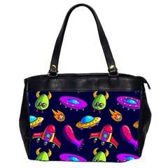 Space Pattern Oversize Office Handbag (2 Sides) by Pakemis