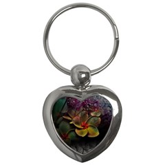 Beautiful Floral Key Chain (heart) by Sparkle