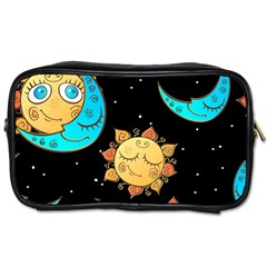 Seamless Pattern With Sun Moon Children Toiletries Bag (two Sides) by Pakemis