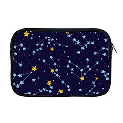 Seamless Pattern With Cartoon Zodiac Constellations Starry Sky Apple Macbook Pro 17  Zipper Case by Pakemis