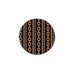 Gold-chain-jewelry-seamless-pattern Golf Ball Marker (4 Pack) by Pakemis