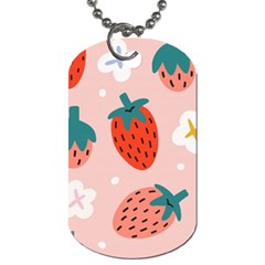 Strawberry-seamless-pattern Dog Tag (two Sides)