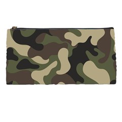 Camouflage Pattern Background Pencil Case by artworkshop