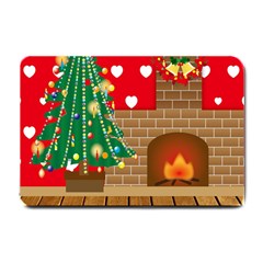 Christmas Room Small Doormat by artworkshop