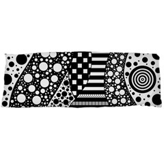 Black And White Body Pillow Case (dakimakura) by gasi