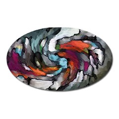 Abstract Art Oval Magnet by gasi