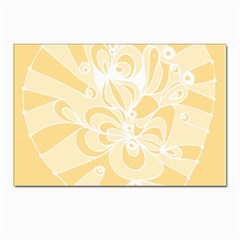 Amber Zendoodle Postcard 4 x 6  (pkg Of 10) by Mazipoodles