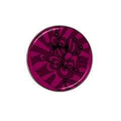 Aubergine Zendoodle Hat Clip Ball Marker (10 Pack) by Mazipoodles
