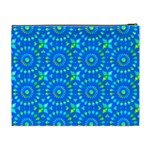 Kaleidoscope Blue Cosmetic Bag (XL) Back