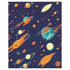 Space Galaxy Planet Universe Stars Night Fantasy Drawstring Bag (small) by Uceng