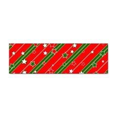 Christmas Paper Star Texture Sticker Bumper (10 Pack) by Uceng
