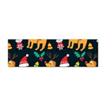 Funny Christmas Pattern Background Sticker Bumper (10 pack)