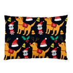 Funny Christmas Pattern Background Pillow Case