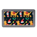 Funny Christmas Pattern Background Memory Card Reader (Mini)