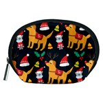 Funny Christmas Pattern Background Accessory Pouch (Medium)