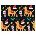 Funny Christmas Pattern Background Double Sided Flano Blanket (Extra Small)