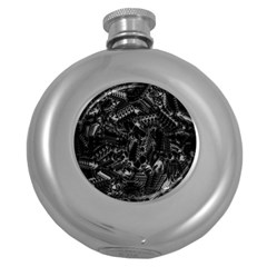 Xeno Frenzy Round Hip Flask (5 Oz) by MRNStudios