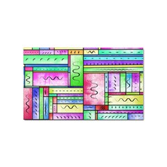 Colorful Pattern Sticker Rectangular (10 Pack) by gasi