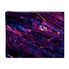 Space Futuristic Shiny Abstraction Cosmetic Bag (xl)