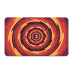 Illustration Door Abstract Concentric Pattern Magnet (Rectangular) Front