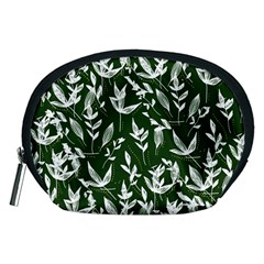 Leaves Pattern Wallpaper Watercolor Accessory Pouch (medium)