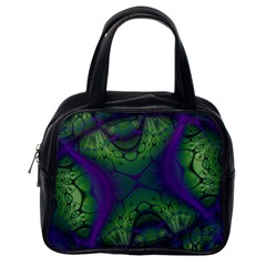 Fractal Abstract Art Pattern Classic Handbag (one Side)
