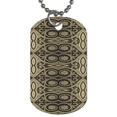 Vintage Ornament Pattern Dog Tag (one Side) by dflcprintsclothing