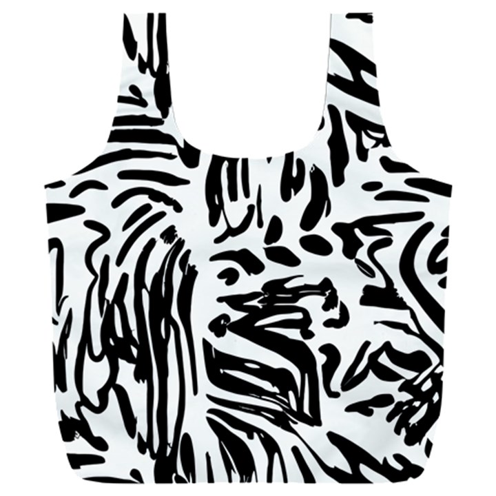 Abstract Painting Full Print Recycle Bag (XXL)