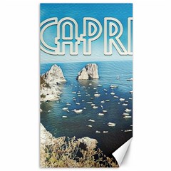 Capri, Italy Vintage Island  Canvas 40  X 72  by ConteMonfrey