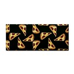 Pizza Slices Pattern Green Hand Towel