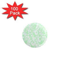 Clean Ornament Tribal Flowers  1  Mini Magnets (100 Pack)  by ConteMonfrey