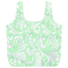 Clean Ornament Tribal Flowers  Full Print Recycle Bag (xl) by ConteMonfrey