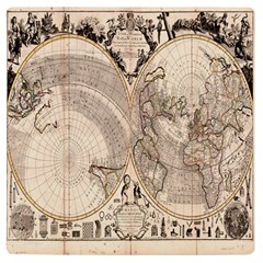 Mapa Mundi - 1774 Uv Print Square Tile Coaster  by ConteMonfrey