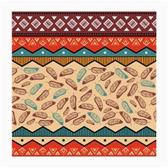 Ethnic-tribal-pattern-background Medium Glasses Cloth (2 Sides) by Vaneshart