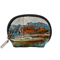 Boats On Lake Garda, Italy  Accessory Pouch (small) by ConteMonfrey