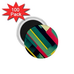 Pattern Abstract Geometric Design 1 75  Magnets (100 Pack) 