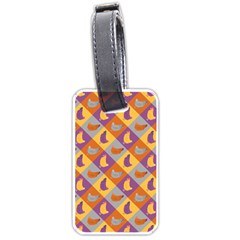 Chickens Pixel Pattern - Version 1b Luggage Tag (one Side) by wagnerps