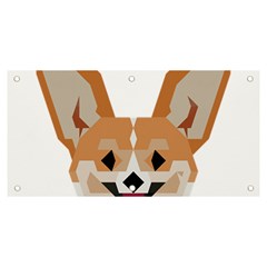 Cardigan Corgi Face Banner And Sign 6  X 3  by wagnerps