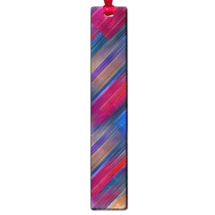 Striped Colorful Abstract Pattern Large Book Marks by dflcprintsclothing