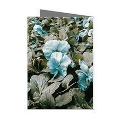 Flowers And Leaves Colored Scene Mini Greeting Cards (pkg Of 8) by dflcprintsclothing