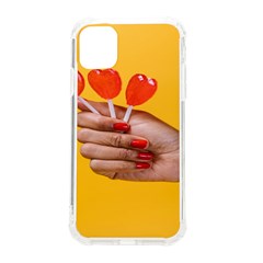Valentine Day Lolly Candy Heart Iphone 11 Tpu Uv Print Case by artworkshop