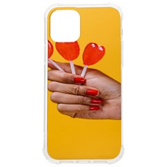 Valentine Day Lolly Candy Heart Iphone 12/12 Pro Tpu Uv Print Case by artworkshop