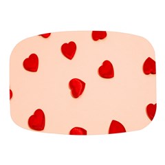 Valentine Day Pattern Logo Heart Mini Square Pill Box by artworkshop