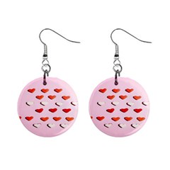 Lolly Candy  Valentine Day Mini Button Earrings by artworkshop