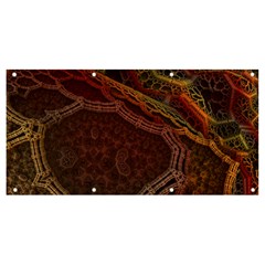 Fractal Pattern Geometric Pattern Banner And Sign 8  X 4  by danenraven