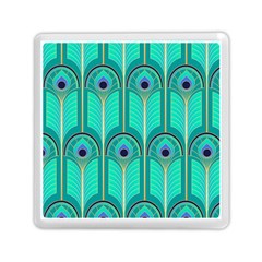 Gradient Art Deco Pattern Design Memory Card Reader (square) by artworkshop