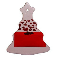 Love Envelope Logo Valentine Ornament (christmas Tree)  by artworkshop